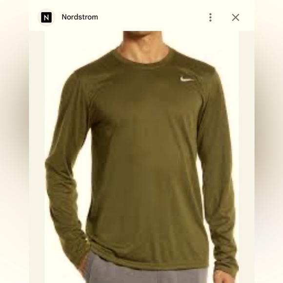 Nike Legend 2.0 Long Sleeve Dri-FIT Training T-Shirt Size Large - Picture 1 of 8